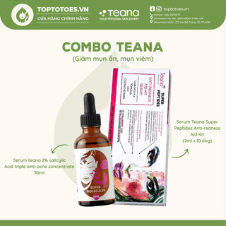 Combo Teana giảm mụn ẩn, mụn viêm