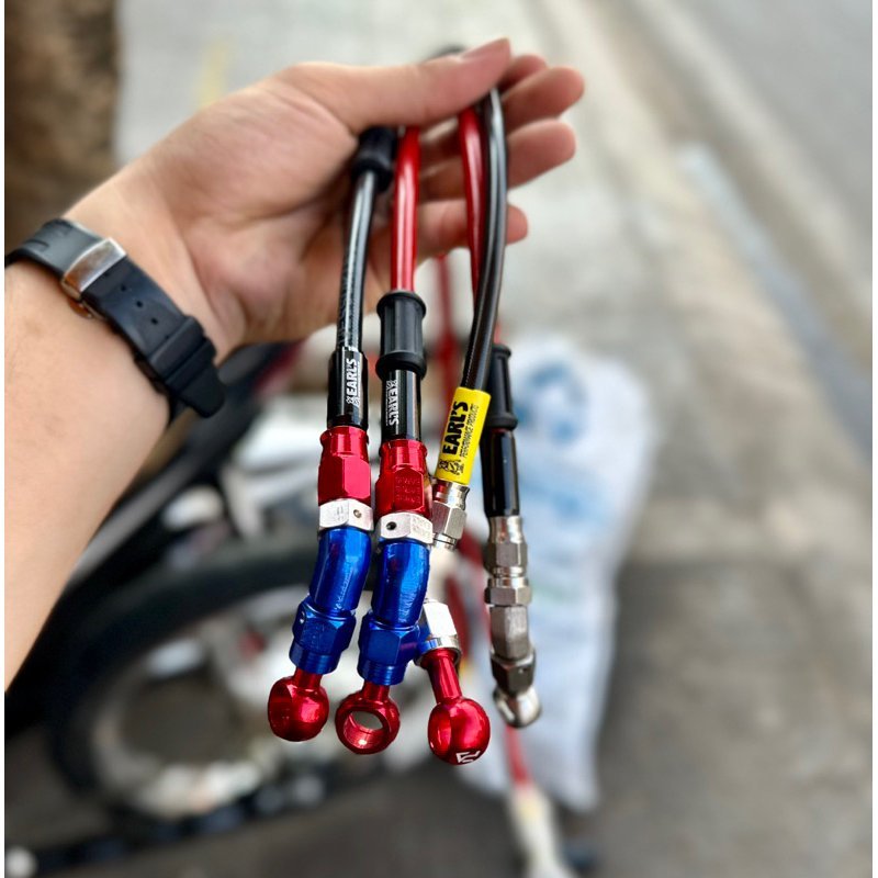 Dây Dầu Hel Earl bấm đầu Full Inox 304