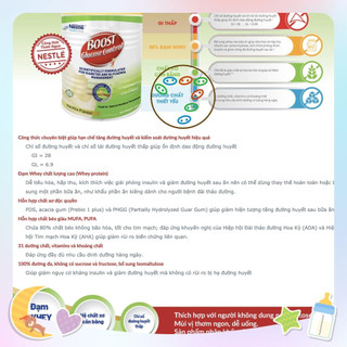 [Date 2026] Thùng 12 lon Thực Phẩm Bổ Sung Boost Glucose Control Cho Người Tiểu Đường 400G