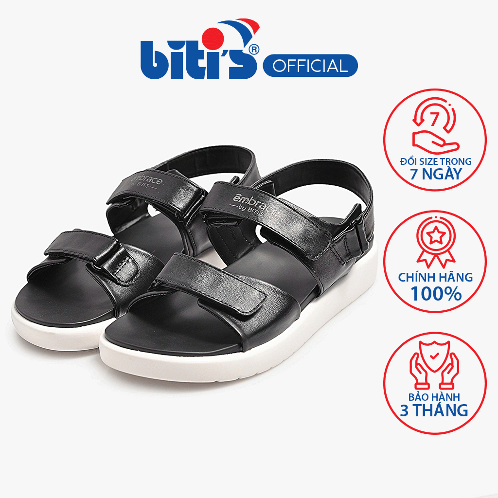 Sandal Thời Trang Nữ Đế PU Biti's BPW001900DEN ( Đen)