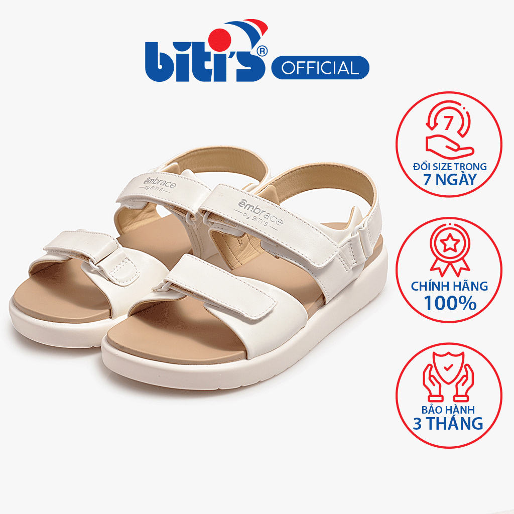 Sandal Thời Trang Nữ Đế PU Biti's BPW001900TRG ( trắng)