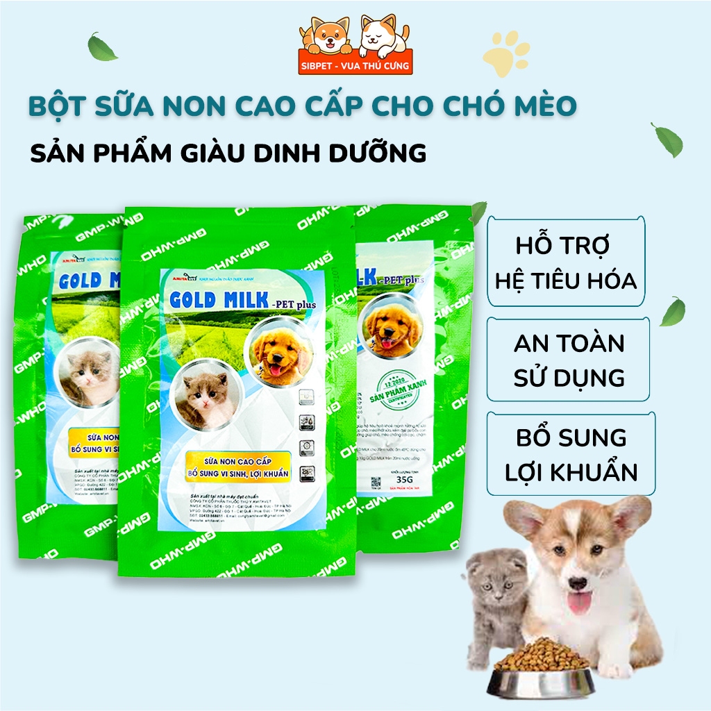 Sữa Bột Cho Chó Mèo Bổ Sung Vitamin Thiết Yếu Cho Chó Mèo, Thức Ăn Dạng Bột Cung Cấp Năng Lượng - TT497 - Sibpet