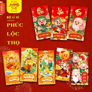 Combo 10 bao lì xì Tết Ất Tỵ 2025