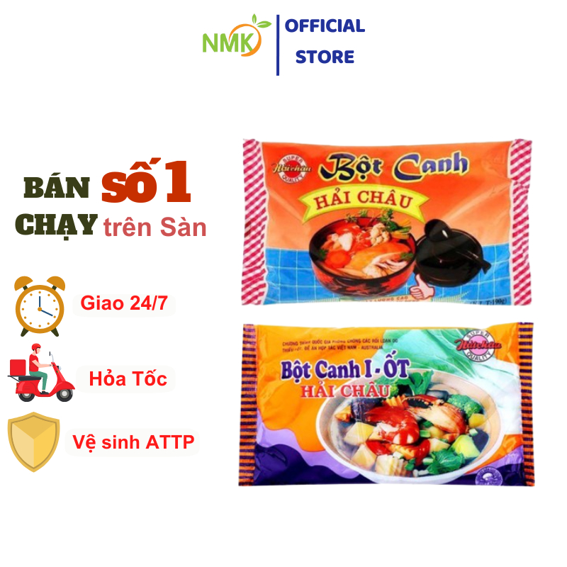 5 goi Gia vị Bột canh hải châu iot / không iot hàng chuẩn