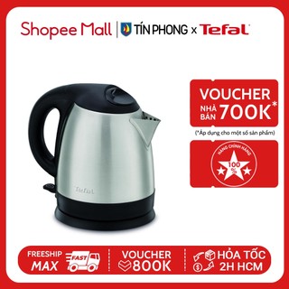 Ấm siêu tốc Tefal KI431D10 - Dung tích 1.2 Lít - Công suất 1800W - Đê Strix xoay 360 -Hỏa tốc 2H HCM