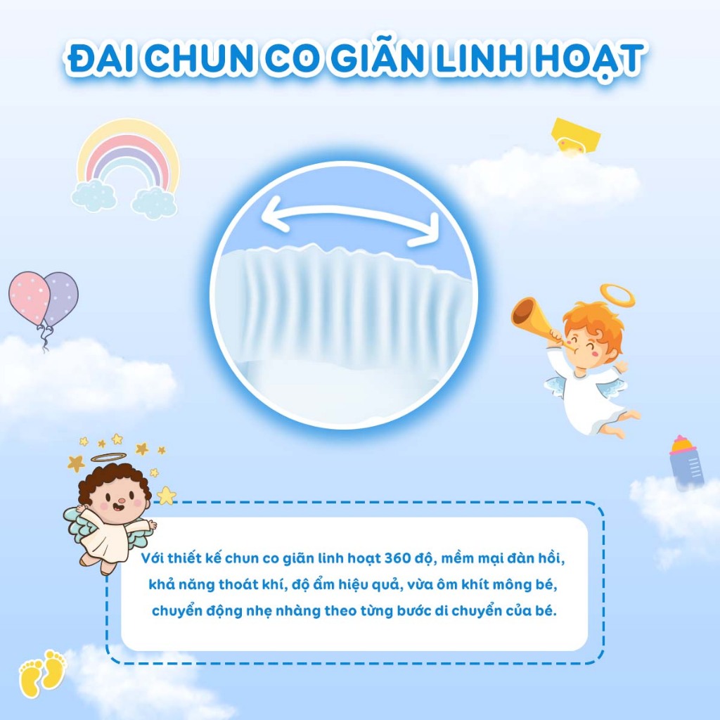 Bỉm Quần ANGEL Absorbent full size COMBO 2 BỊCH