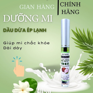 CHUỐT DƯỠNG MI DẦU DỪA ÉP LẠNH LY TÂm TÁCH BÉO - Nguyên chất tinh khiết An nam - dường dài và dày mi
