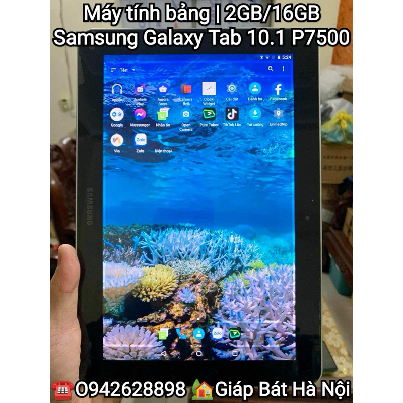 Máy tính bảng Samsung Galaxy Tab 10.1 P7500 (2G/16GB)