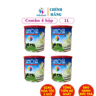 Combo 4 sữa đặc có đường cao cấp lamosa lon 1kg kem đặc có đường lon 1kg