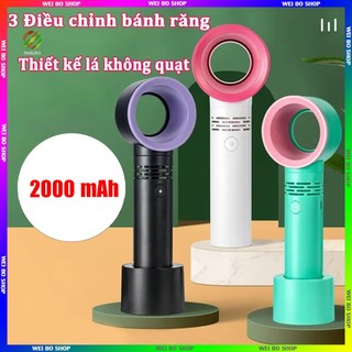 Quạt Không Cánh Mini Cầm Tay Sáng Tạo Có Thể Sạc Lại Quạt không cánh cầm tay Mini Quạt Nhỏ Cầm Tay