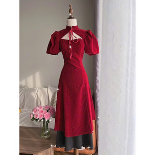 (SHOP NÀNG BÉO BIGSIZE 50KG ĐẾN 90KG) set áo dài khoét ngực