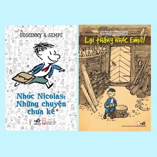 Sách - COMBO Nhóc Nicolas: Những chuyện chưa kể - Lại thằng nhóc Emil