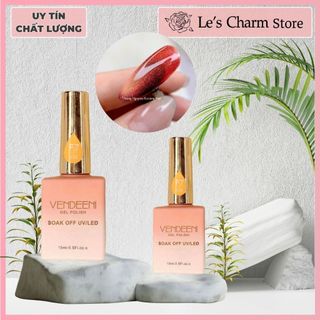 Sơn gel hiệu ứng mắt mèo đỏ tuyết Vendeeni 08