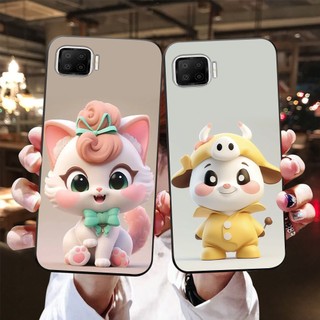 Ốp lưng oppo a73 / oppo a93 in hình bò sữa,mèo siêu cute