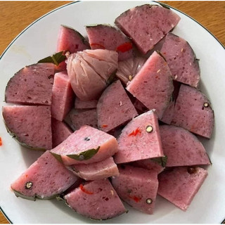 Nem chua cây nửa kg đặc sản Bình Định 500gr | Nem chua ăn cũng với bánh mì ngon lắm luôn.