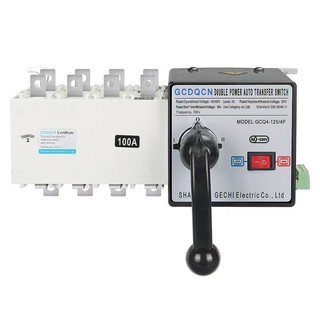 Bộ chuyển đổi nguồn điện tự động ATS 3P 100A chính hãng Gechele