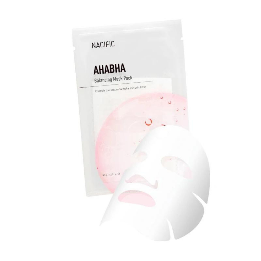 Combo 3 Mặt nạ giấy NacificAHABHA Balancing Mask Pack 30g