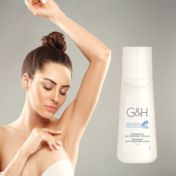 Lăn khử mùi và giảm tiết mồ hôi cơ thể G..&..H Protect+ 100ml