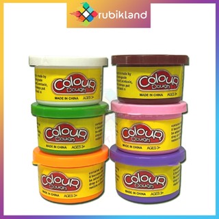 Đất sét nặn 6 màu vui nhộn có khuôn colour dough đất nặn thủ công mỹ thuật đồ chơi trẻ em sáng tạo