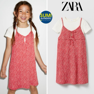 Set áo và váy yếm Zara cho bé gái