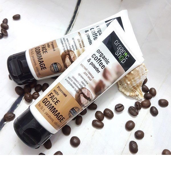 Tẩy da chết hạt cafe làm sạch sâu, sáng da, mờ thâm sạm Organic Shop Organic Coffee & Powder 75ml