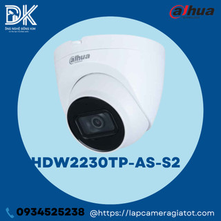 Camera ip dahua 2mp dh-ipc-hdw2230tp-as-s2 tích hợp mic