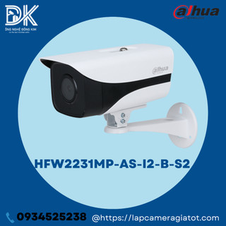 Camera ip dahua 2mp dh-ipc-hfw2231mp-as-i2-b-s2 hỗ trợ hồng ngoại 30m