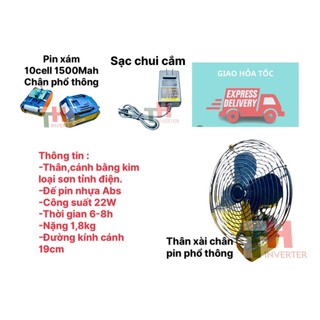 Quạt pin chân pin phổ thông makita