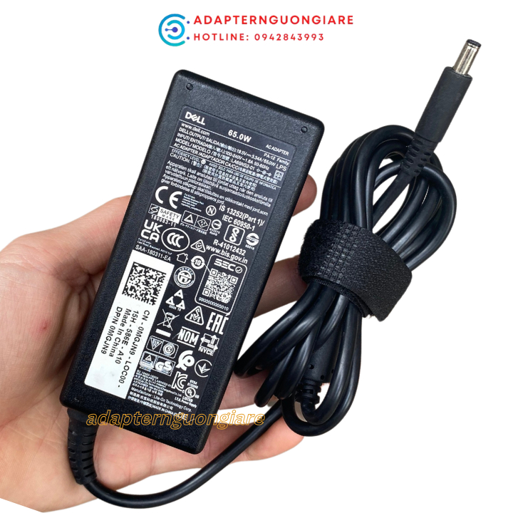Nguồn Sạc laptop Dell Chromebook 13  19.5V 3.34A 65W hàng xịn