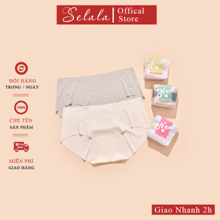 Combo 3 Quần Lót Su Thạch Selala Không Viền Tàng Hình Với Túi Xinh Xắn Tiện Lợi QS35