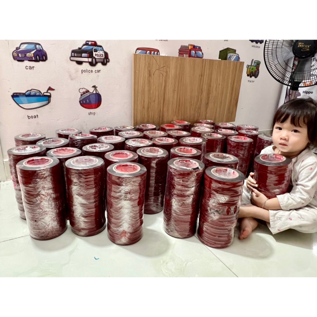 Combo 2 cuộn Băng Keo Hai Mặt Xốp Đen 4mm Gò Biển Số Xe Máy, Xe Ô Tô