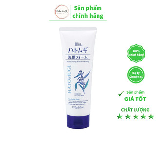 Sữa rửa mặt trắng da Hatomugi 130g Hiền auth