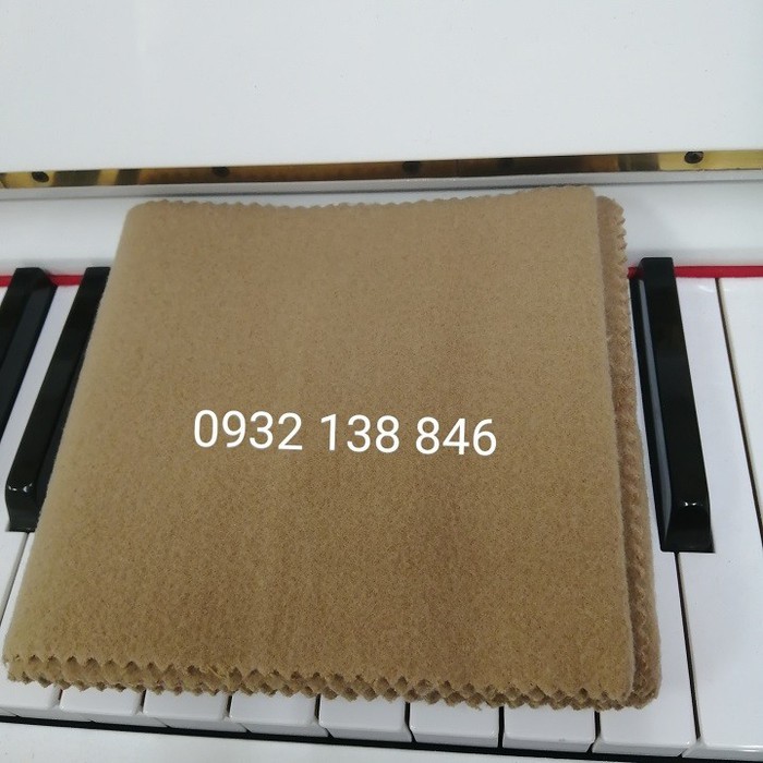 Khăn phủ phím đàn Piano cơ của Nhật màu Vàng Cát 125cm x 15cm