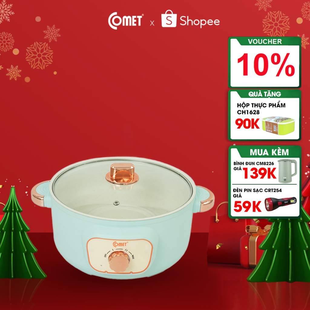Nồi lẩu điện 3L COMET - CM7735