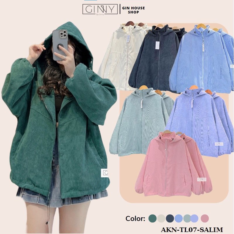 Áo khoác nhung tăm Salim TL-07 | Freesize | Bảng màu đa dạng | Thời trang, năng động |