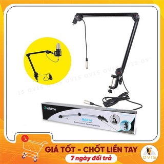 Alctron ma614 - chân đế kẹp bàn lớn cho micro thu âm, thiết kế kim loại siêu bền, chuyên nghiệp