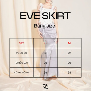 Chân váy lụa dáng dài gân nổi INTO.EIGHT thiết kế (Eve Skirt)