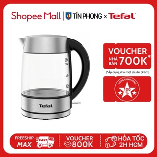 Ấm siêu tốc tefal ki772d38 - 1.7 lít - công suất 2400w - lưới lọc cặn - bảo hành 2 năm