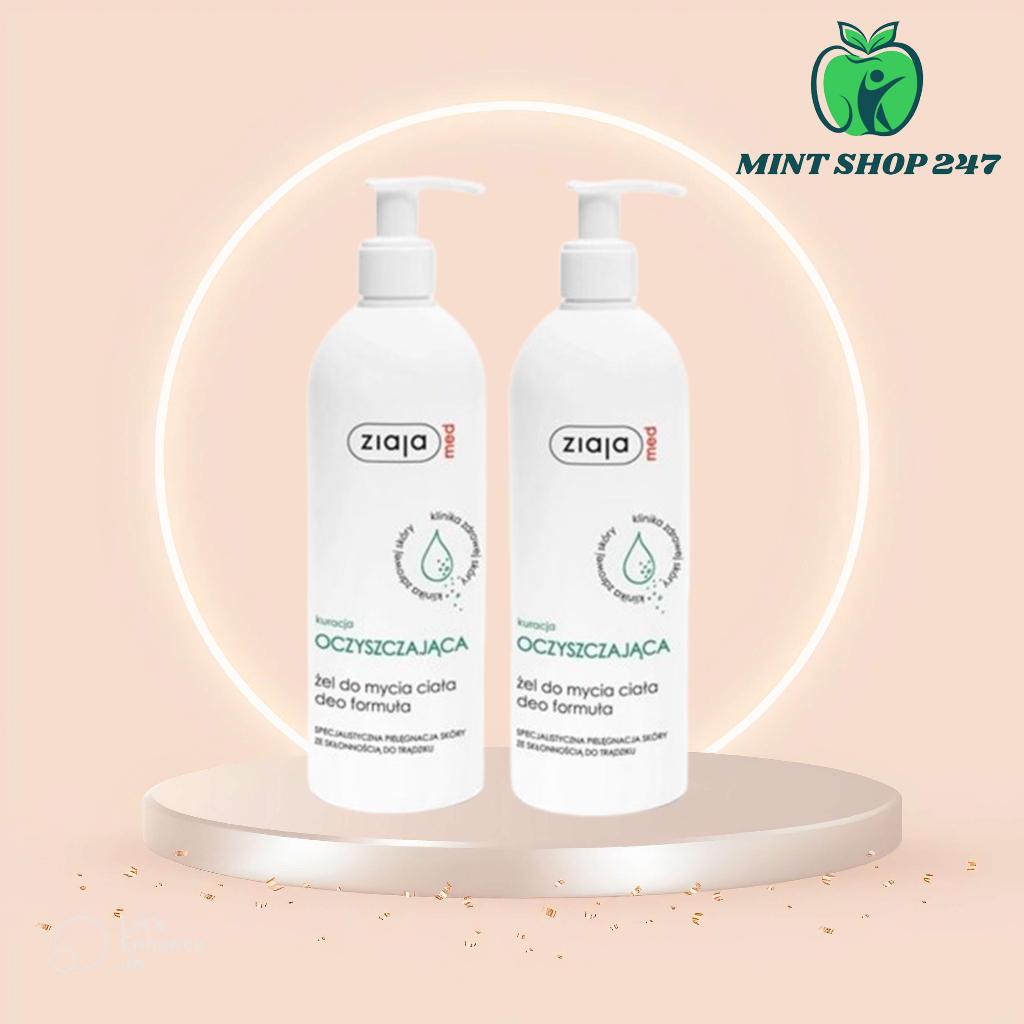 SỮA RỬA MẶT ZIAJA MED XANH DA DẦU MỤN