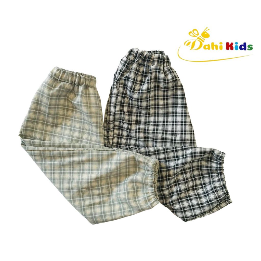 Qần Dài Trẻ Em, Quần Dài Bo Gấu DaHi kids Vải TuySi Loại Một Size 10-30kg