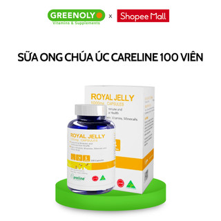 Viên Uống Sữa Ong Chúa CARELINE Royal Jelly Bồi Bổ Sức Khoẻ 100 Viên