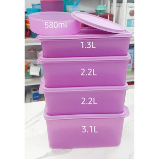 Trữ mát Tupperware  Bộ Hộp Freshness Collection tím