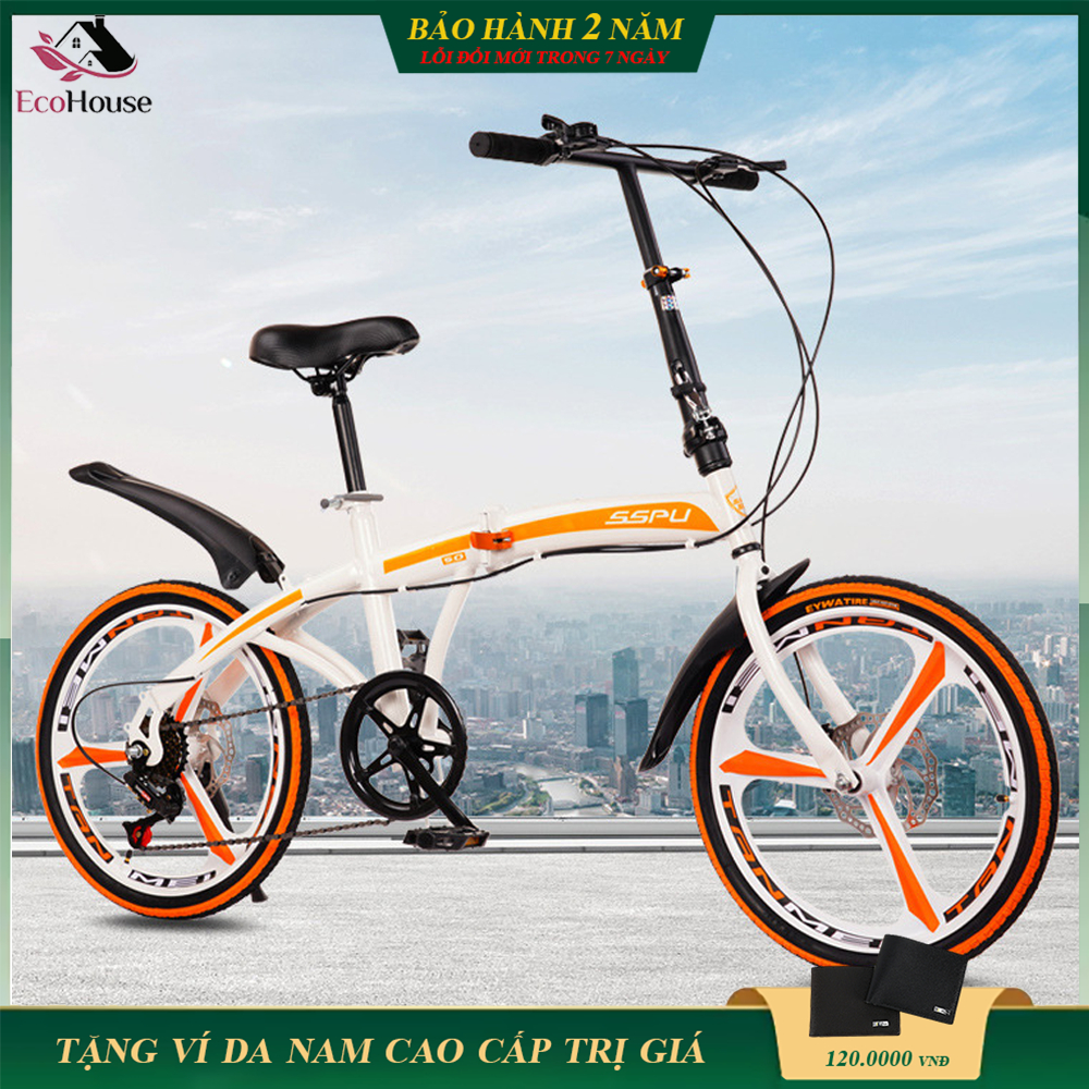 Xe đạp thể thao, xe đạp gấp gọn hệ thống phanh đĩa an toàn, hộp số cao cấp bánh xe 20inh bảo hành 2 năm ( ẢNH THẬT )