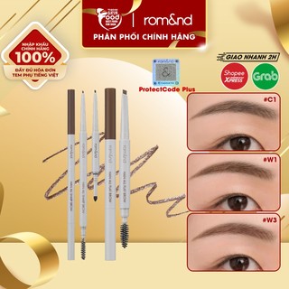 [Han All Line] Chì Kẻ Mày Ngang Cho Chân Mày Sắc Nét, Lâu Trôi Romand Han All Flat, Sharp Brow