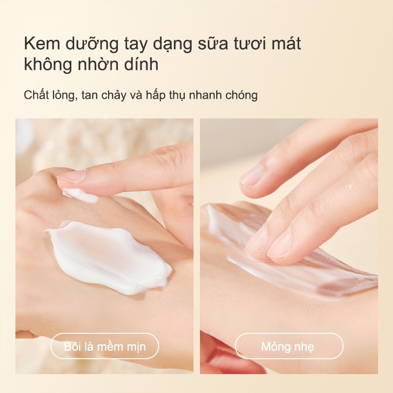 KEM DƯỠNG DA TAY CẤP ẨM MỊN MÀNG, DƯỠNG TRẮNG, CẢI THIỆN LÀN DA KHÔ RÁP