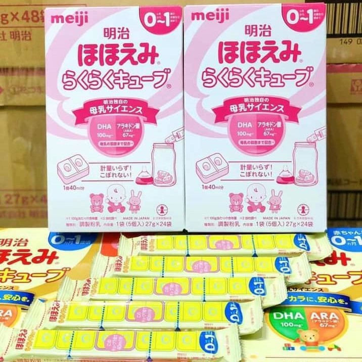 Sữa meiji thanh nội địa nhật 24 thanh cho trẻ từ 0-12 tháng tuổi 648g NTC - Nutritionists