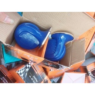 Còi sên ô tô, còi điện ô tô xe tải điện 12v  và 24v, còi vỉ xanh