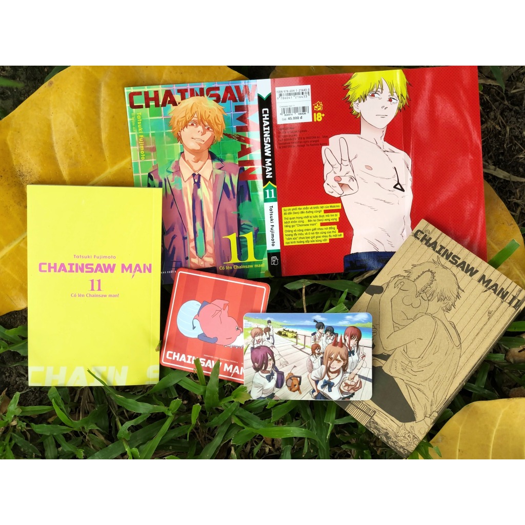 Chainsaw Man 1,2,3,4,5,6,7,8,9,10,11 - Tặng Kèm Lót Ly - Card Nhựa - Coaster - Card