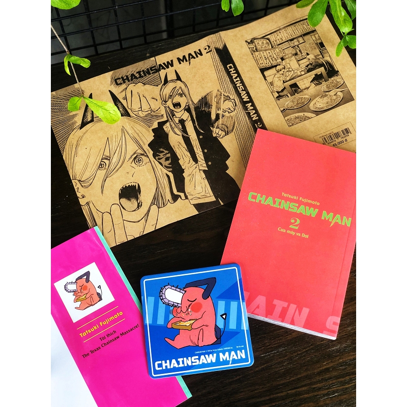 Chainsaw Man 1,2,3,4,5,6,7,8,9,10,11 - Tặng Kèm Lót Ly - Card Nhựa - Coaster - Card
