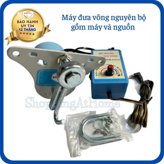 Máy đưa võng bảo hành 12 tháng gồm máy và nguồn điện